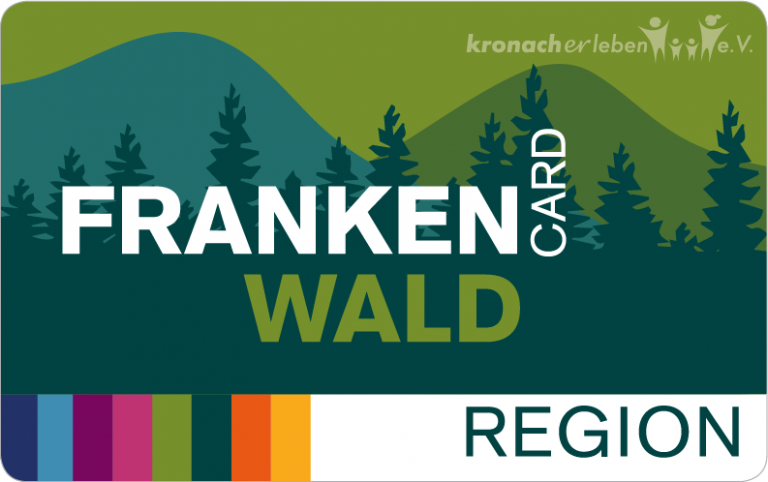 FrankenwaldCard mit Region-Design